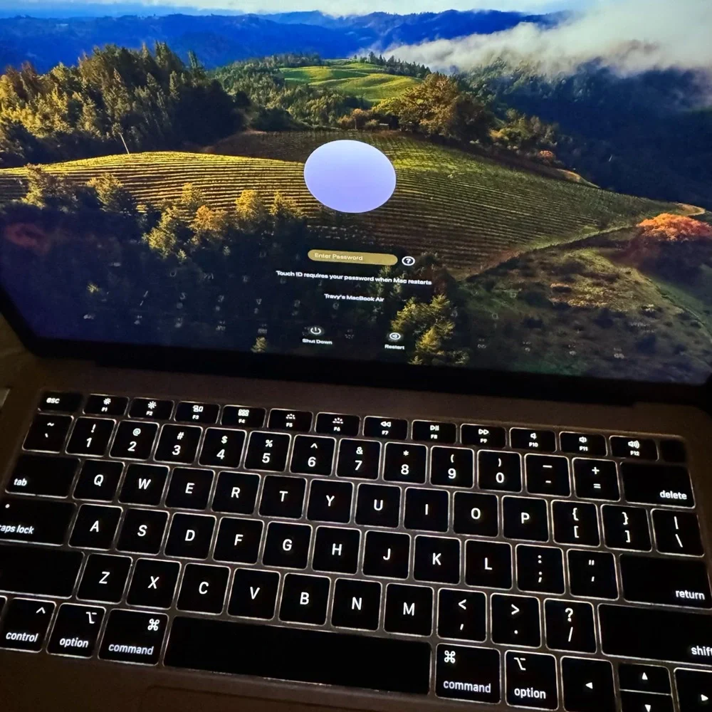 Apple Laptop - Gold and Black